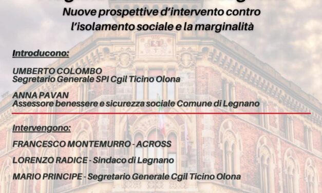 FRAGILITA’ E COMUNITA’ A LEGNANO